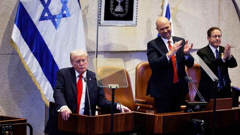 trump - knesset